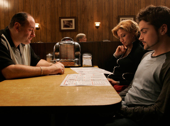 James Gandolfini, Edie Falco, Robert Iler, The Sopranos James Gandolfini, Edie Falco, Robert Iler, The Sopranos